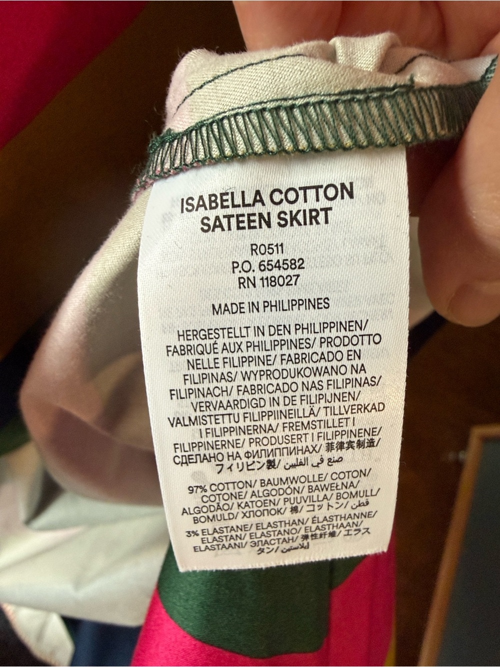 NWT Boden Isabella Cotton Sateen Skirt
Pine, Multi Stripe With Pockets - Picture 7 of 8